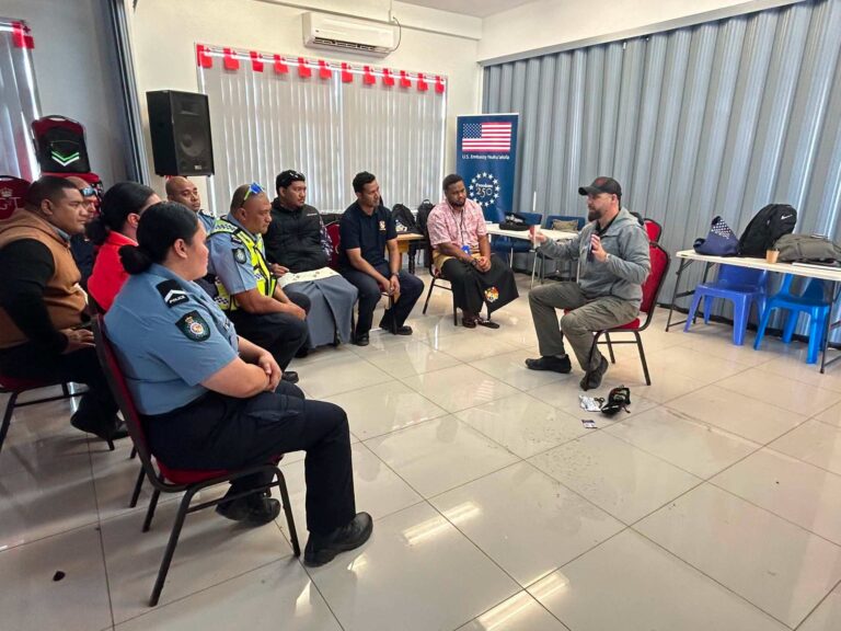 Tonga Boosts Fight Against Illegal Drugs as Officers Complete Specialist U.S.-Supported Training