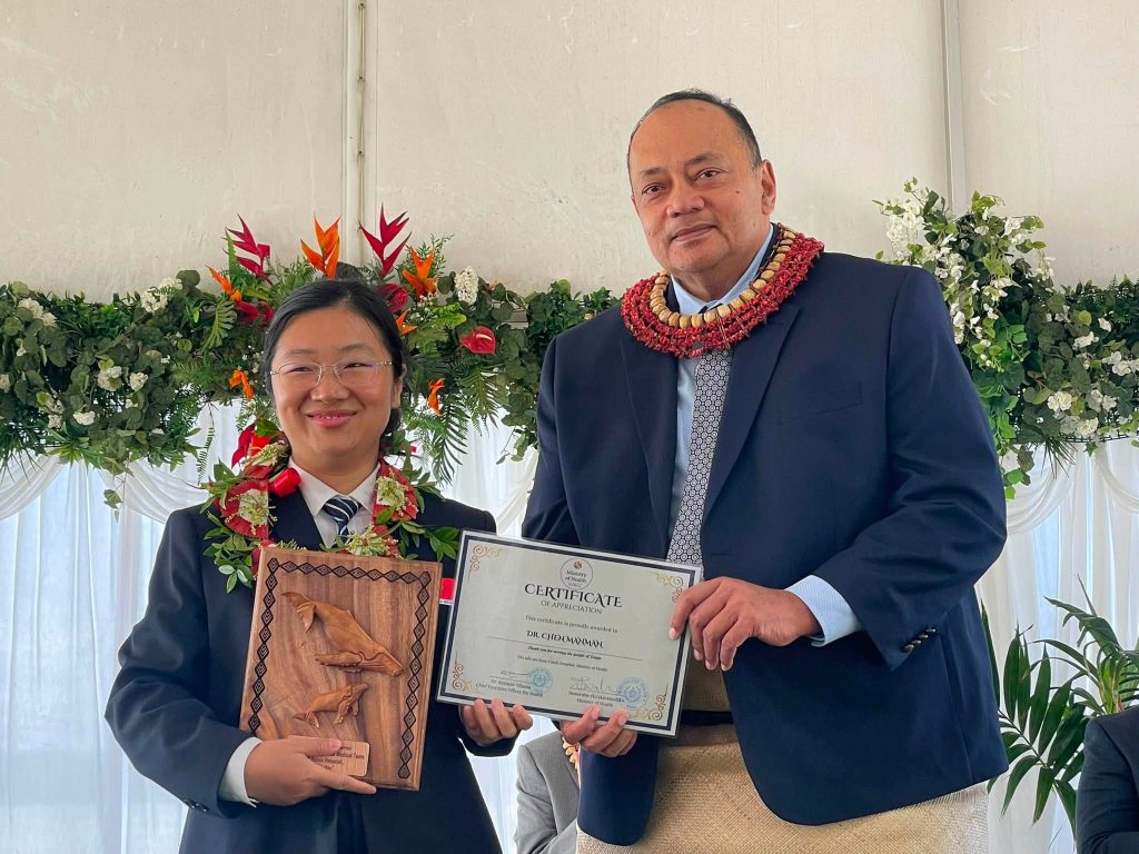 Credit: Ministry of Health Tonga
