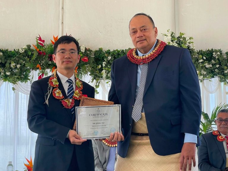 China Continues to Strengthen Ties with Tonga through Ministry of Health