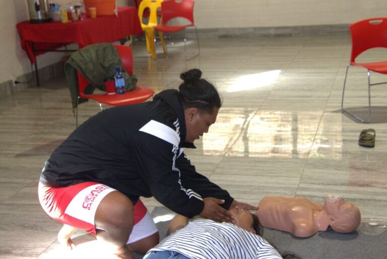 Longolongo FC Players Gain Vital First Aid Skills Through Red Cross Training