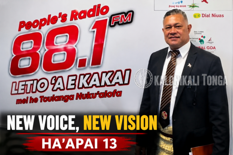NEW VOICE, NEW VISION: HON. ESAFE HEMA LATU, HA’APAI 13