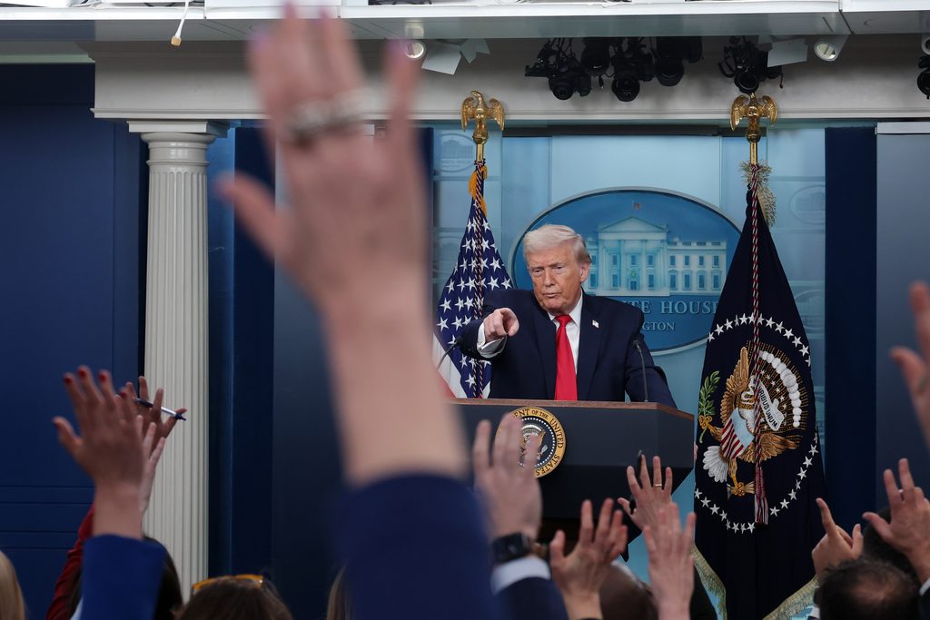 Press Secretary Karoline Leavitt Holds A Briefing At The White House